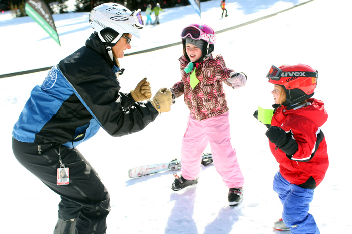 Куда поехать кататься с детьми на горных лыжах